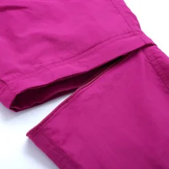 Women's Hiking Pants Trousers Convertible Pants / Zip Off Pants Solid Color Summer Outdoor Tailored Fit Waterproof Quick Dry Breathable Wear Resistance Nylon Bottoms Army Green Fuchsia Khaki Sky Blue