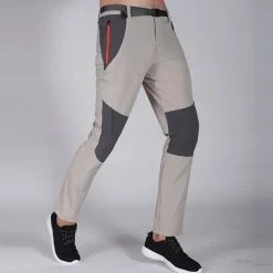 Women's Hiking Pants Trousers Patchwork Summer Outdoor Regular Fit Windproof Breathable Quick Dry Lightweight Bottoms White Dark Gray Elastane Hunting Fishing Climbing M L XL XXL