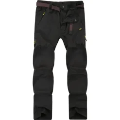 Women's Hiking Pants Trousers Summer Outdoor Windproof Breathable Quick Dry Multi Pockets Bottoms Zipper Pocket Dark Grey Black Fishing Climbing Beach S M L XL XXL / Wear Resistance