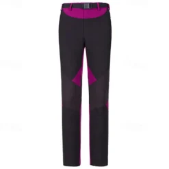 Women's Hiking Pants Trousers Winter Outdoor Fleece Lining Waterproof Windproof Warm Bib Pants Red Blue Ski / Snowboard Hiking Camping S M L XL XXL