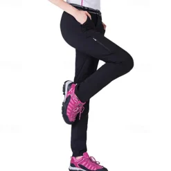 Women's Hiking Pants Trousers Solid Color Summer Outdoor Comfort Multi-Pockets Quick Dry Breathable Pants / Trousers Dark Grey Black Light Grey Rose Red Hunting Fishing Climbing L XL XXL XXXL 4XL