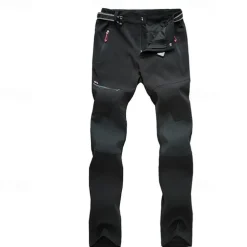 Women's Hiking Pants Trousers Patchwork Summer Outdoor Regular Fit Waterproof Windproof Warm Breathable Pants / Trousers Bottoms Black Fuchsia Burgundy Camping / Hiking / Caving Traveling Winter