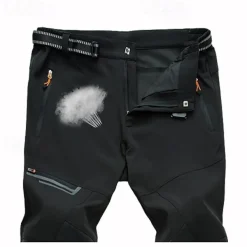 Women's Hiking Pants Trousers Patchwork Summer Outdoor Regular Fit Waterproof Windproof Warm Breathable Pants / Trousers Bottoms Black Fuchsia Burgundy Camping / Hiking / Caving Traveling Winter