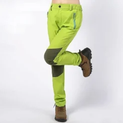 Women's Hiking Pants Trousers Patchwork Outdoor Regular Fit Breathable Soft High Elasticity Comfortable Bottoms Full Length Elastic Waist Blue Purple Camping / Hiking Fishing Climbing S M L XL