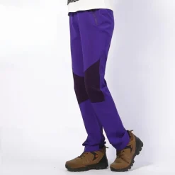 Women's Hiking Pants Trousers Patchwork Outdoor Regular Fit Breathable Soft High Elasticity Comfortable Bottoms Full Length Elastic Waist Blue Purple Camping / Hiking Fishing Climbing S M L XL