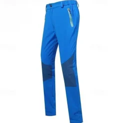 Women's Hiking Pants Trousers Patchwork Outdoor Regular Fit Breathable Soft High Elasticity Comfortable Bottoms Full Length Elastic Waist Blue Purple Camping / Hiking Fishing Climbing S M L XL