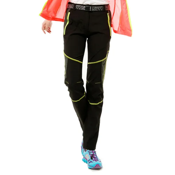 Women's Hiking Pants Trousers Patchwork Summer Outdoor Skin Friendly UV Resistant Quick Dry Lightweight Pants / Trousers Bottoms Black / Orange Pink Camping / Hiking Fishing Climbing S M L XL XXL