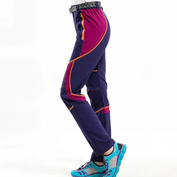 Women's Hiking Pants Trousers Patchwork Summer Outdoor Skin Friendly UV Resistant Quick Dry Lightweight Pants / Trousers Bottoms Black / Orange Pink Camping / Hiking Fishing Climbing S M L XL XXL