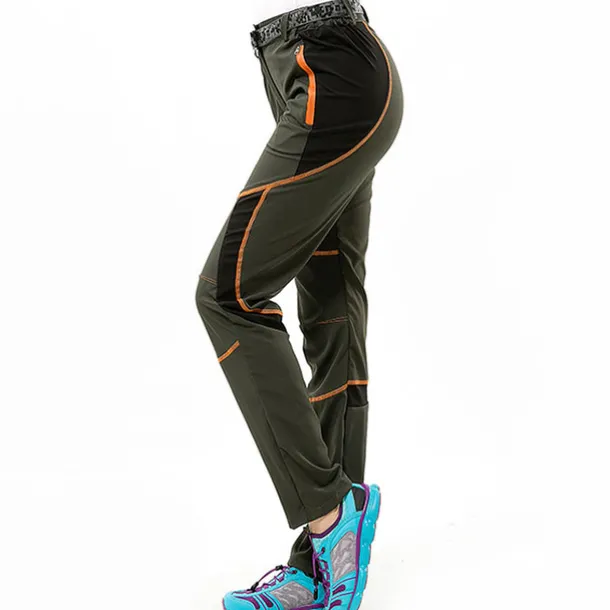 Women's Hiking Pants Trousers Patchwork Summer Outdoor Skin Friendly UV Resistant Quick Dry Lightweight Pants / Trousers Bottoms Black / Orange Pink Camping / Hiking Fishing Climbing S M L XL XXL