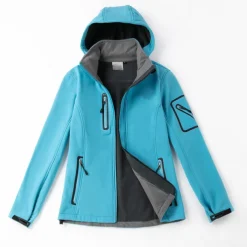 Women's Hiking Softshell Jacket Hoodie Jacket Winter Fleece Jacket Waterproof Outdoor Solid Color Thermal Warm Windproof Lightweight Fleece Lining Outerwear Windbreaker Trench Coat Skiing Climbing