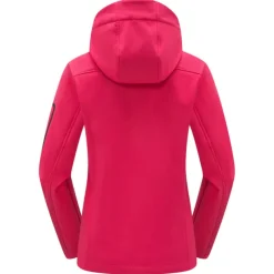Women's Hiking Softshell Jacket Hoodie Jacket Winter Fleece Jacket Waterproof Outdoor Solid Color Thermal Warm Windproof Lightweight Fleece Lining Outerwear Windbreaker Trench Coat Skiing Climbing