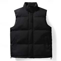 Women's Hiking Vest Hiking Fleece Vest Sleeveless Vest Outdoor Thermal Warm Fleece Lining Breathable Comfortable Winter Zipper Pocket Polyester Black Khaki Dark Blue Fishing Camping / Hiking / Caving