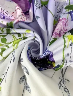 Women's Hooded Sweatshirt Jacket Long Sleeve Zip Up Hoodie With Pocket Lightweight Casual Micro-elastic Oversized Floral Vintage Sports Streetwear Drawstring Front Pocket Blue Green Violet Fall