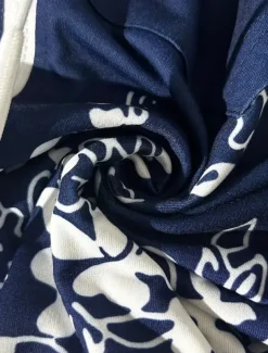 Women's Hooded Sweatshirt Jacket Long Sleeve Zip Up Hoodie With Pocket Lightweight Casual Micro-elastic Oversized Floral Vintage Sports Streetwear Drawstring Front Pocket Blue Green Violet Fall