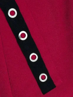 Women's Hoodie Jacket Comfortable Breathable Zipper Pocket Casual Plain Vacation Street Daily Wear Going out Zipper Regular Hooded Regular Fit Long Sleeve Outerwear Black Red Spring Fall