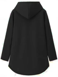 Women's Hoodie Sweatshirt Pullover Fleece Lined Warm Pajamas Hoodie Sweatshirt Casual Sherpa Letter Street Dailywear Hooded Buttons Pocket Print Long Sleeve Black Dark Pink Blue Fall Winter