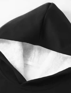 Women's Hoodie Sweatshirt Pullover Fleece Lined Warm Pajamas Hoodie Sweatshirt Casual Sherpa Letter Street Dailywear Hooded Buttons Pocket Print Long Sleeve Black Dark Pink Blue Fall Winter