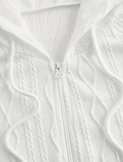 Women's Hoodie Sweatshirt Vintage Fashion Plain Street Dailywear Casual Hooded Patchwork Loose Fit Long Sleeve White Fall Winter