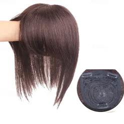Women's Human Hair Toupees Straight Machine Made Soft / Party / Women Party / Evening / Daily Wear / Vacation