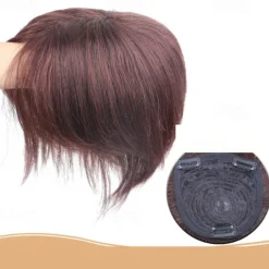 Women's Human Hair Toupees Straight Machine Made Soft / Party / Women Party / Evening / Daily Wear / Vacation