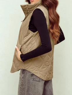 Womens Jacket Fleece Lapel short cotton-padded jacket