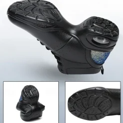 Women's Jazz Shoes Dance Sneakers Line Dance Performance Training Party Leatherette Loafers Softer Professional Split Sole Thick Heel Round Toe Lace-up Teenager Adults' Black / Gold White / Silver