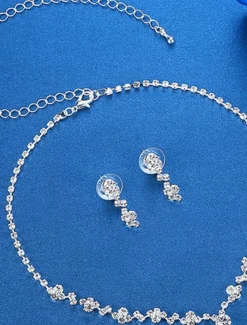 Women's Jewelry Sets Elegant Street Floral Necklaces