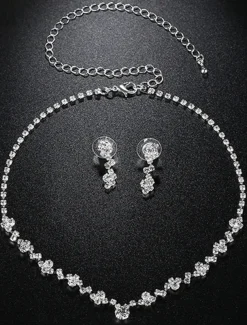 Women's Jewelry Sets Elegant Street Floral Necklaces