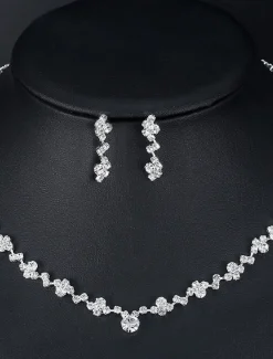 Women's Jewelry Sets Elegant Street Floral Necklaces