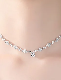 Women's Jewelry Sets Elegant Street Floral Necklaces