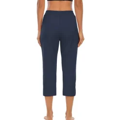 Women's Joggers Sweatpants Pocket Drawstring High Waist Capris Athletic Athleisure Breathable Quick Dry Moisture Wicking Yoga Fitness Gym Workout Sportswear Activewear Fashion Black Light Grey Dark