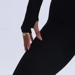 Women's Jumpsuit Workout Jumpsuit Onesie Basic Solid Color Bodysuit Romper Black Blue Yoga Fitness Gym Workout Breathable Soft Long Sleeve Sport Activewear Stretchy Slim