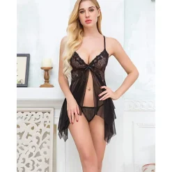 Women's Lace Lingerie Sexy Bras & Panties Sets for Lace Split Party Date