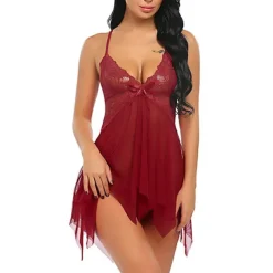 Women's Lace Lingerie Sexy Bras & Panties Sets for Lace Split Party Date