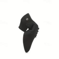 Women's Latin Dance Shoes Practice Trainning Dance Shoes Performance Training Heel Cuban Heel Pointed Toe Lace-up Adults' Black