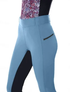 Women's Leggings Fashion Athletic Full Length High Waist Plain Comfy Soft Comfortable High Elasticity Outdoor Vacation Street Navy Black White Sky Blue Summer Spring Slim Fit