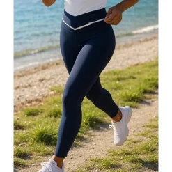 Women's Leggings Running Pants Elastic Waistband High Waist Pants / Trousers Sports & Outdoor Casual Breathable Quick Dry Lightweight Tennis Golf Running Regular Fit Sportswear Activewear Color Block