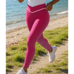 Women's Leggings Running Pants Elastic Waistband High Waist Pants / Trousers Sports & Outdoor Casual Breathable Quick Dry Lightweight Tennis Golf Running Regular Fit Sportswear Activewear Color Block