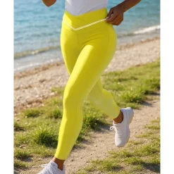 Women's Leggings Running Pants Elastic Waistband High Waist Pants / Trousers Sports & Outdoor Casual Breathable Quick Dry Lightweight Tennis Golf Running Regular Fit Sportswear Activewear Color Block