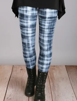 Women's Leggings Vacation Vintage Ethnic Style Ankle-Length High Waist Graphic Plaid Checkered 3D Print Quick Dry Breathability Soft Stretchy Outdoor Home Causal Pink Red Blue Green Fall Slim Fit