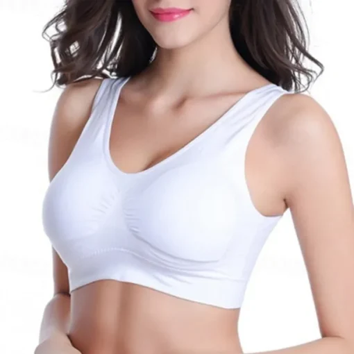 Women's Light Support Sports Bra Running Bra Open Back Bra Top Padded Fitness Leisure Sports Running Breathable Lightweight Soft Dark Pink Watermelon Red Black Solid Colored