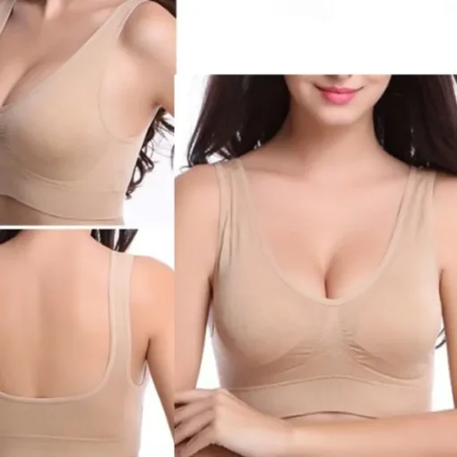 Women's Light Support Sports Bra Running Bra Open Back Bra Top Padded Fitness Leisure Sports Running Breathable Lightweight Soft Dark Pink Watermelon Red Black Solid Colored