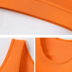 Women's Light Support Sports Bra Running Bra Removable Pad Bounce Control Bra Top Padded Fitness Leisure Sports Running Breathable Lightweight Soft Dark Pink Black White Solid Colored