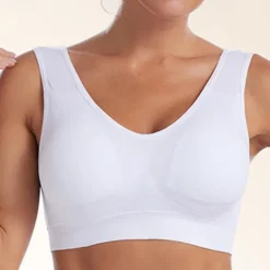 Women's Light Support Sports Bra Running Bra Open Back Cross Back Bra Top Padded Fitness Leisure Sports Running Breathable Lightweight Soft Watermelon Red Black White Solid Colored