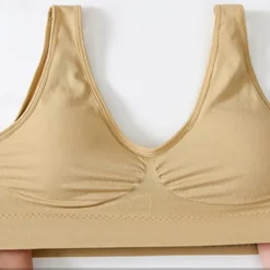 Women's Light Support Sports Bra Running Bra Open Back Cross Back Bra Top Padded Fitness Leisure Sports Running Breathable Lightweight Soft Watermelon Red Black White Solid Colored