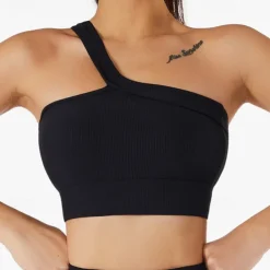 Women's Light Support Sports Bra Running Bra Open Back Wirefree Bra Top Padded Fitness Leisure Sports Running Breathable Lightweight Soft Black White Blue Solid Colored