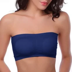 Women's Light Support Sports Bra Running Bra Open Back Bra Top Padded Fitness Leisure Sports Running Breathable Lightweight Soft Navy Black White Solid Colored