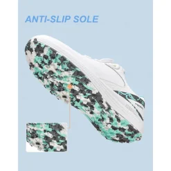 Women's Lightweight Golf Shoes – Modern Sports Trainers with Pink Accents for Daily Golf Practice and Summer Outdoor Activities