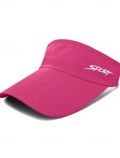 Women's lightweight, quick drying, breathable sports top sun hat - stylish and practical, suitable for golf, running, tennis and other outdoor activities