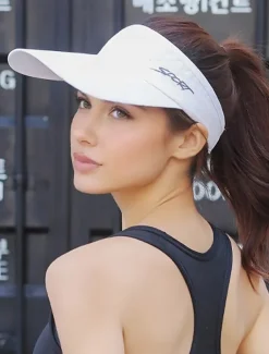 Women's lightweight, quick drying, breathable sports top sun hat - stylish and practical, suitable for golf, running, tennis and other outdoor activities